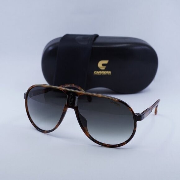 Final Price! Carrera CHAMPION65/N 00UC 9K Havana/Green Sunglasses - Picture 1 of 11
